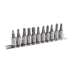 11 piezas de 1/4 "Dr. Bit Socket Set * 11 piezas de 1/4 "Dr. Bit Socket Set *
