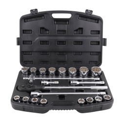 (21Pcs) Juego De Sockets 12 Puntas en 3/4" (21Pcs) Juego De Sockets 12 Puntas en 3/4"