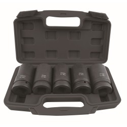 (5 Pcs) Juego métrico de dado de impacto profundo de 1" (5 Pcs) Juego métrico de dado de impacto profundo de 1"