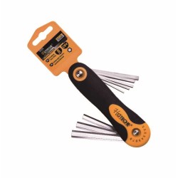 Juego De Llaves Hexagonales Plegables 8 Piezas