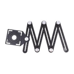 Regla de posicionamiento de taladro multifuncional de seis pliegues ( ex ) * Regla de posicionamiento de taladro multifuncional de seis pliegues ( ex ) *