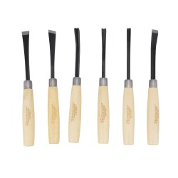 (6Pcs) Juego de Cinceles de Acero