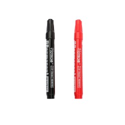 2 marcadores Permanentes Negro/Rojo