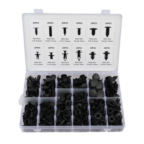 (240 Pcs) Juego De Clip Para Carroceria (240 Pcs) Juego De Clip Para Carroceria