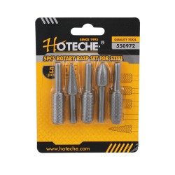 1/4" 5pcs Fresa Lima Rotativa Para Metal