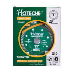 4.5" Disco De Corte De Diamante (tipo Turbo) 8mm