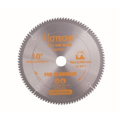 10" Disco De Sierra T.c.t. Para Aluminio 80T