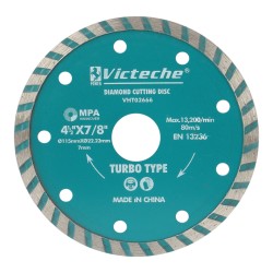 4.5" Disco de Corte de Diamante ( Tipo Turbo)