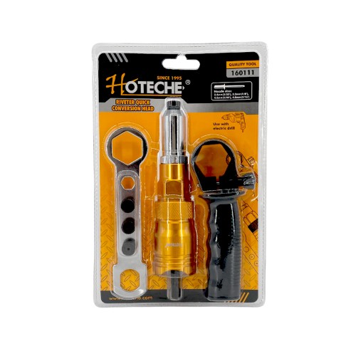 Remachadora con punta convertible