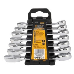 (7 Pcs) Juego De Llaves Combinadas Cortas