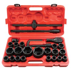 Juego de Socket de 3/4" Impacto (26 Pcs)