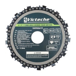 (4.5") Disco De Cadena Para Madera