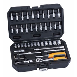 46 pzs 1/4" Juego de dados