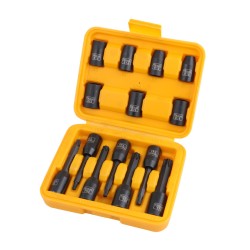 14 pzs Juego de llaves de dado Torx   1/2 "