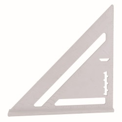 Triangulo para Dibujar aluminio de "7" "/ 185 mm con estampado