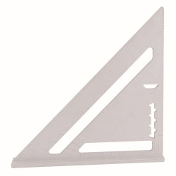 Triangulo para Dibujar aluminio de "7" "/ 185 mm con estampado ( ex )