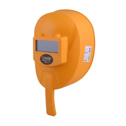 casco amarillo de soldadura de mano *