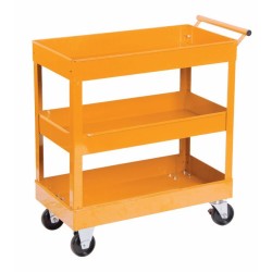 (3 Compart) Carro De Herramientas De Metal Soporta 100 Kg