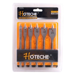 6pcs Wood Flat Drill Bit Set