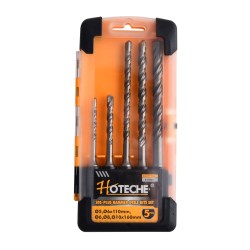 5pcs Juego de Brocas para Concreto SDS-Plus