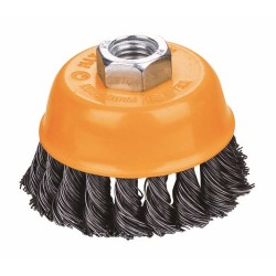 4" Cepillo De Alambre Entorchado Tipo Copa