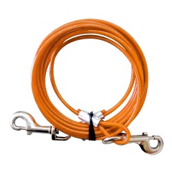 Cable para mascotas de 6 m
Cadena de perro
Tarea pesada            D: 3.0 mm