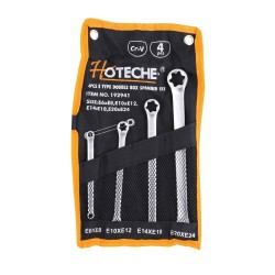 juego de llaves tipo E 4pcs