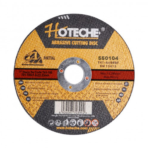 (7") Disco de Corte Abrasivo para Metal /Acero T41